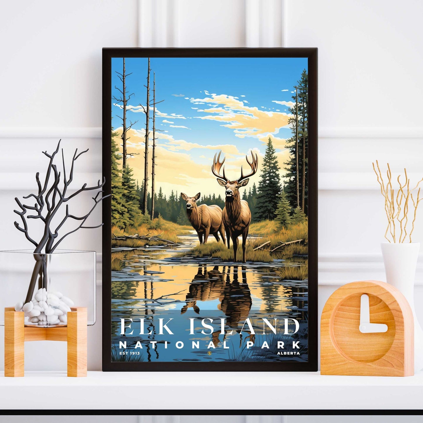 Elk Island National Park Poster | S02