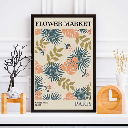 Paris Flower Market Poster | S01