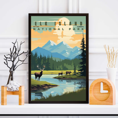 Elk Island National Park Poster | S01