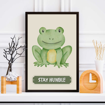 Stay Humble Frog Poster | S01