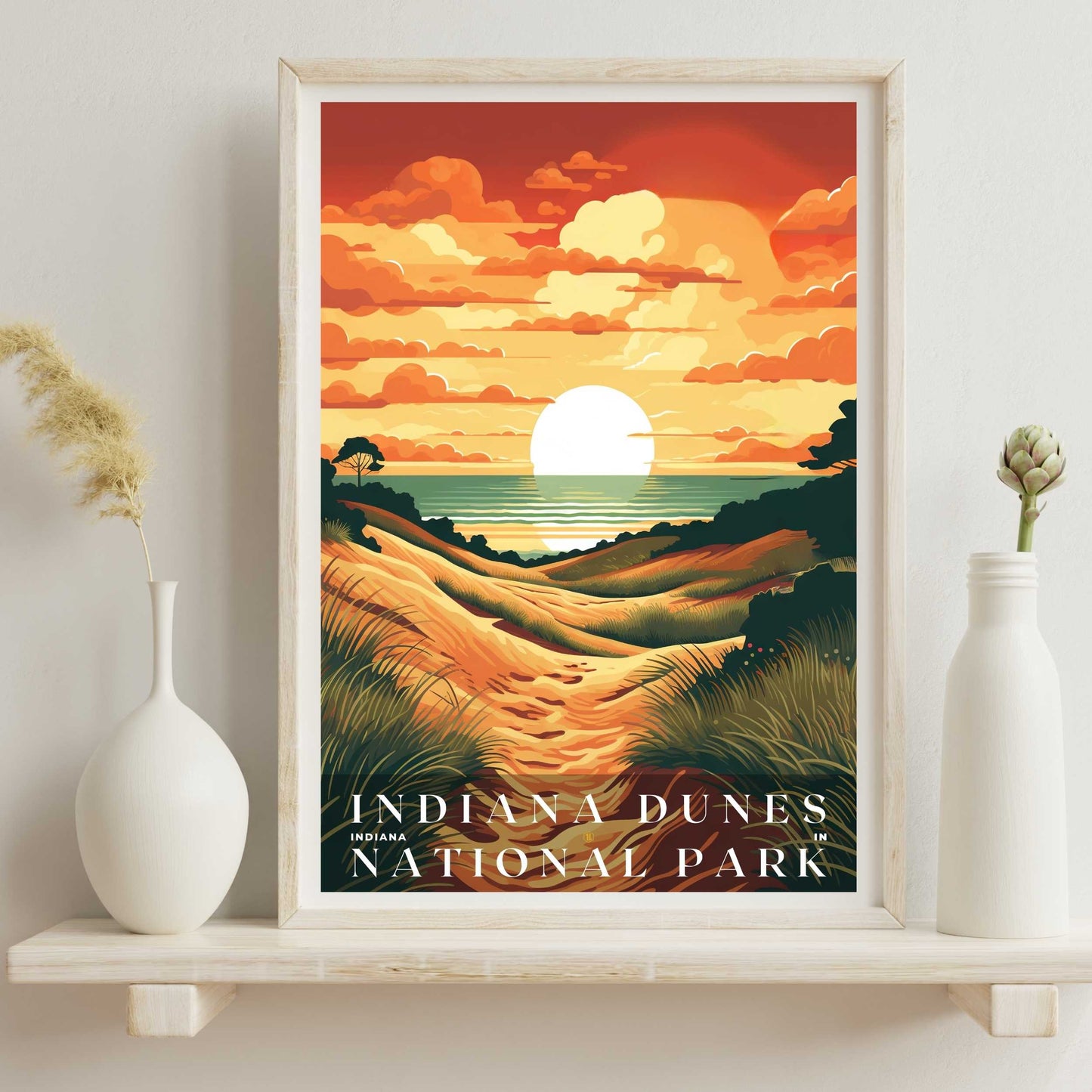 Indiana Dunes National Park Poster | US Travel | S01