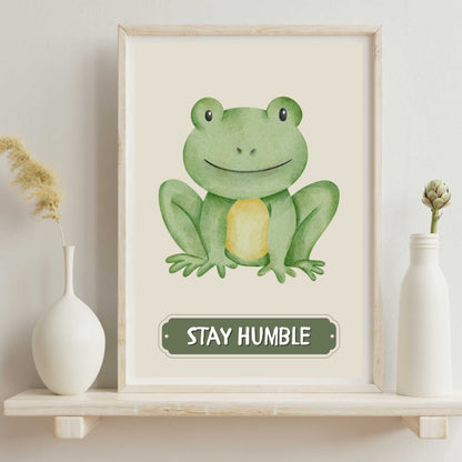 Stay Humble Frog Poster | S01