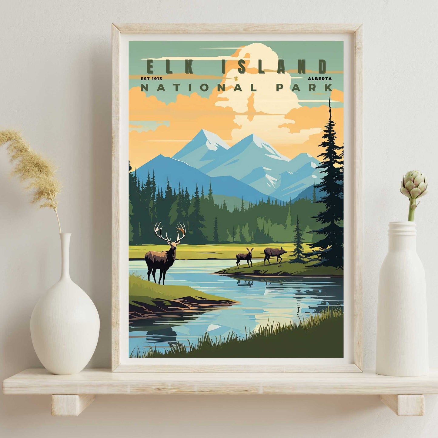 Elk Island National Park Poster | S01