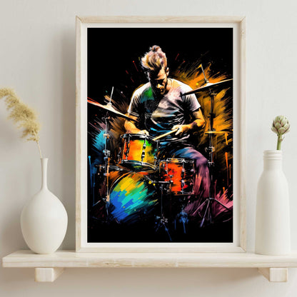 Male Drummer Poster | S01