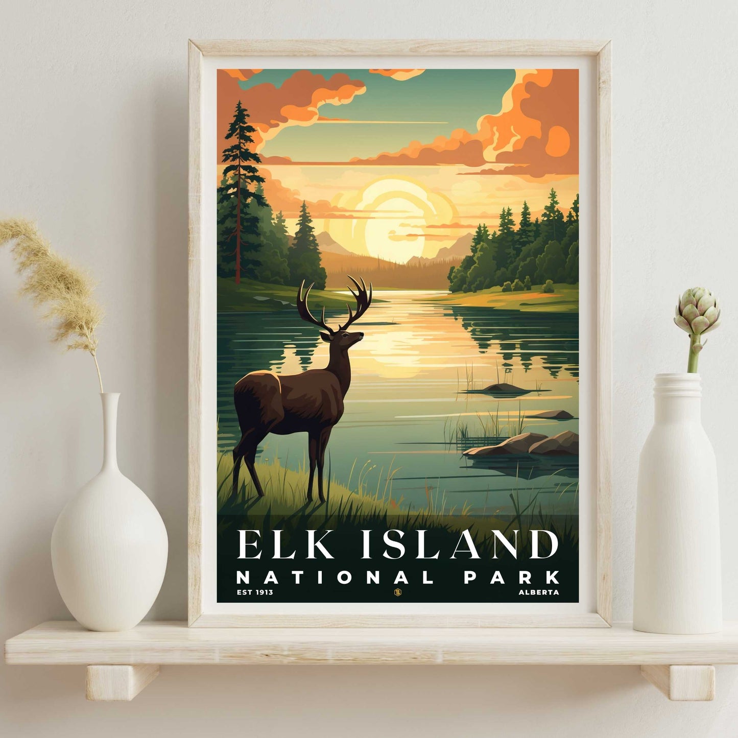 Elk Island National Park Poster | S07