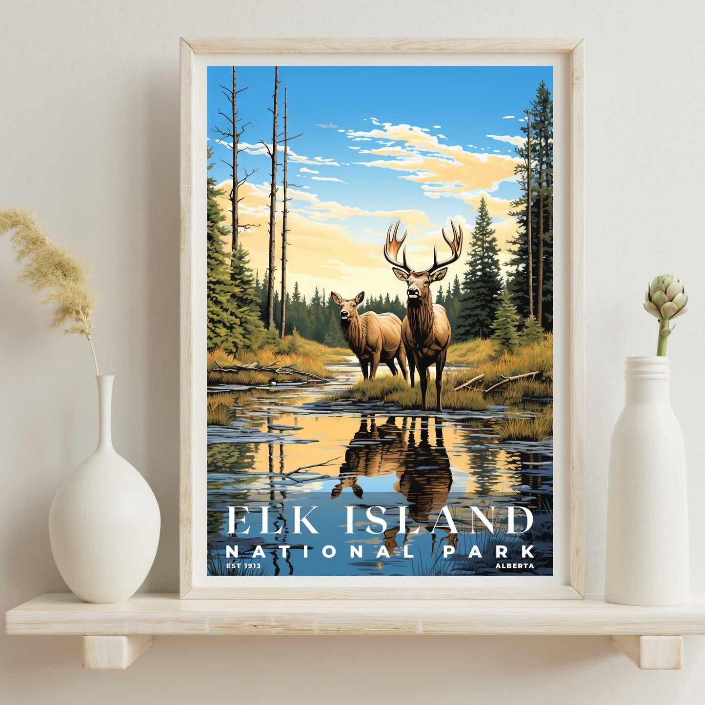 Elk Island National Park Poster | S02