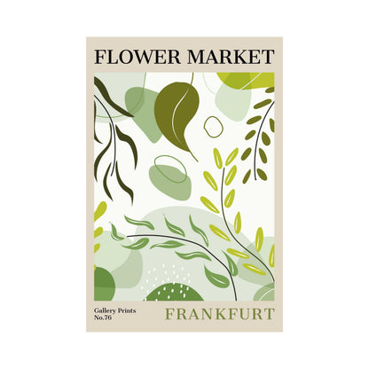 Frankfurt Flower Market Poster | S02