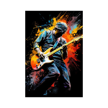 Male Guitarist 1 Poster | S01