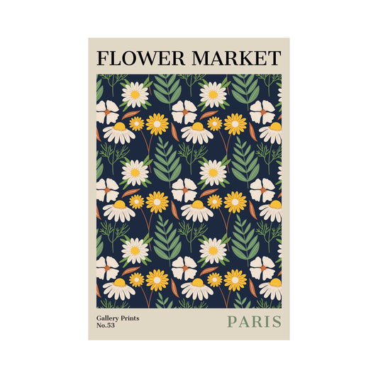 Paris Flower Market Poster | S02