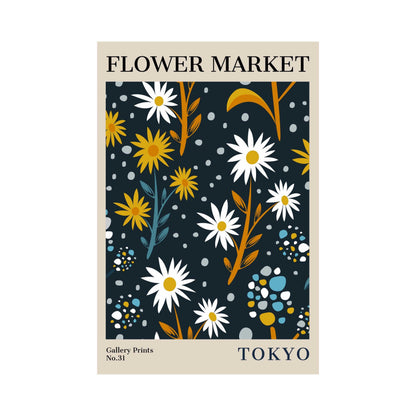 Tokyo Flower Market Poster | S01