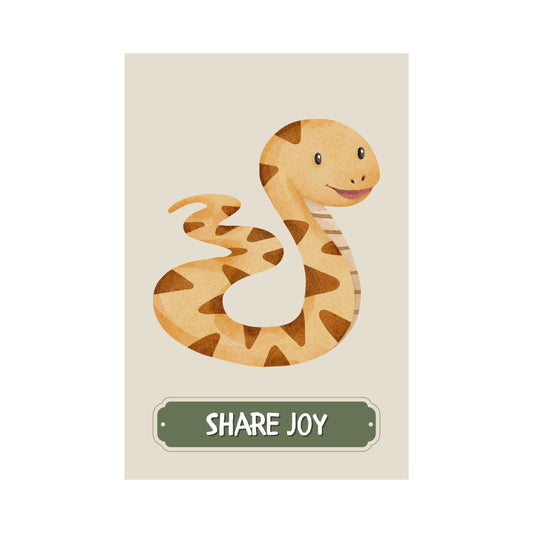 Share Joy Snake Poster | S01