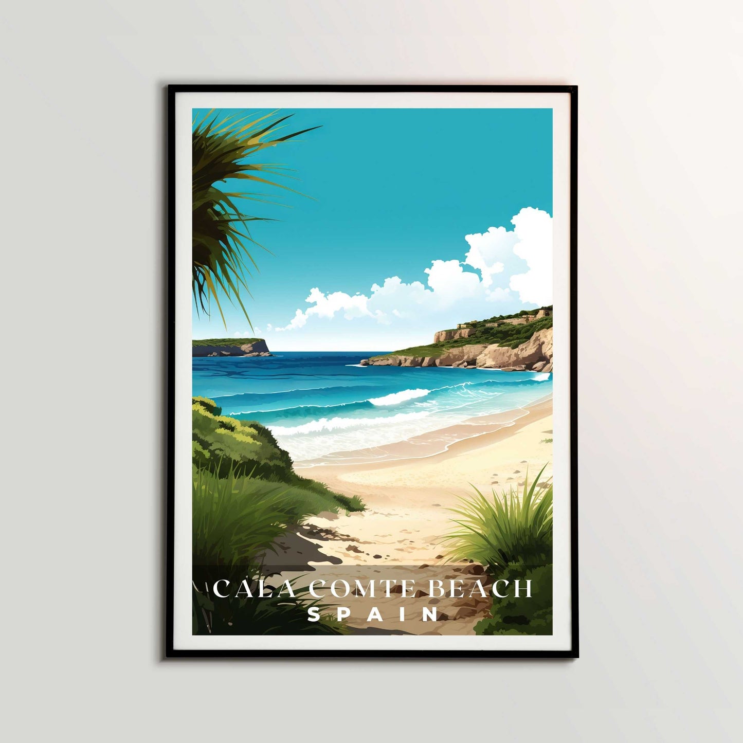 Cala Comte Beach Poster | S01