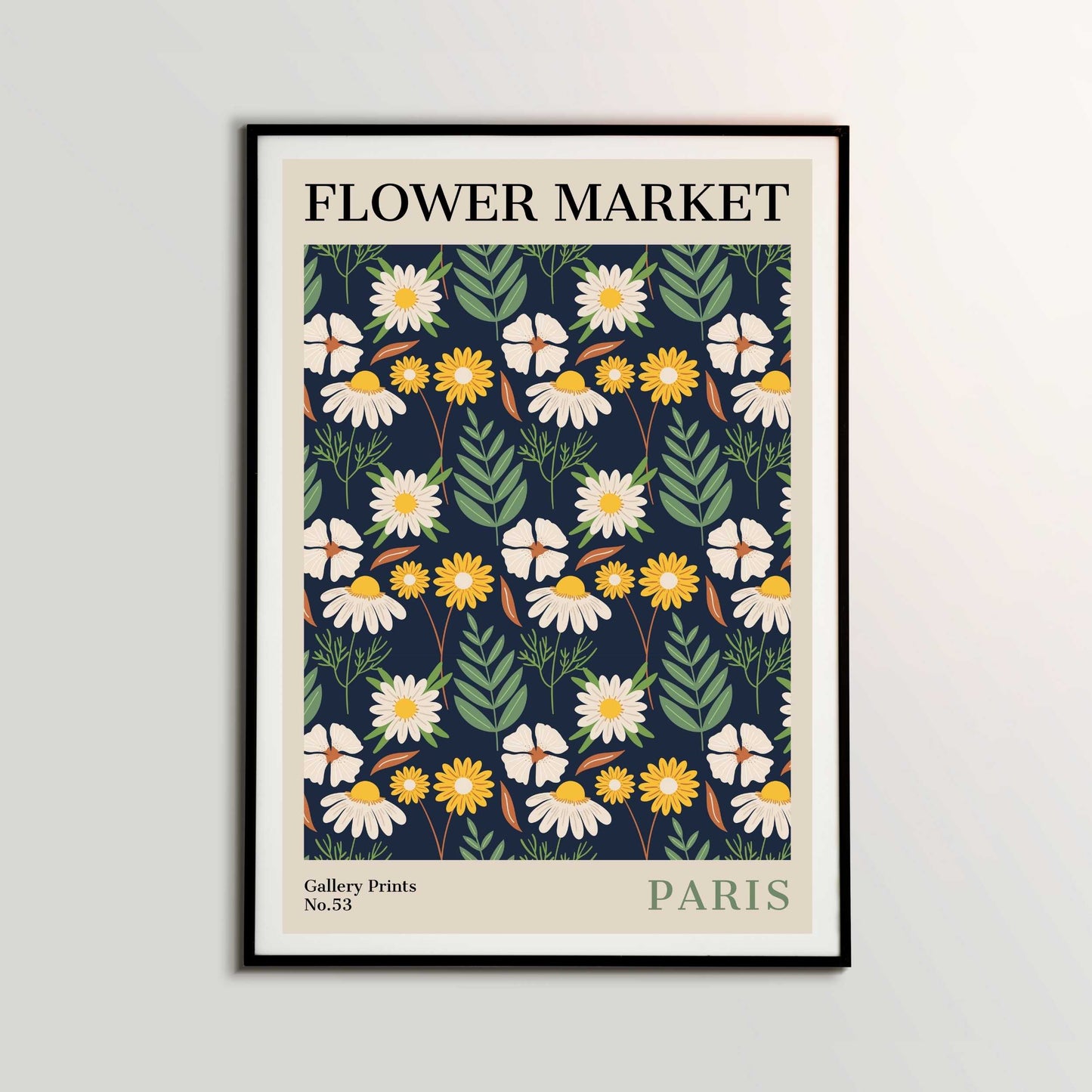 Paris Flower Market Poster | S02