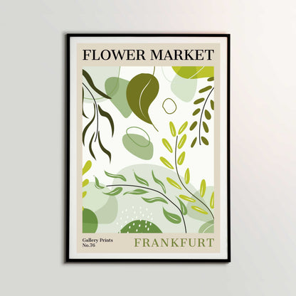 Frankfurt Flower Market Poster | S02