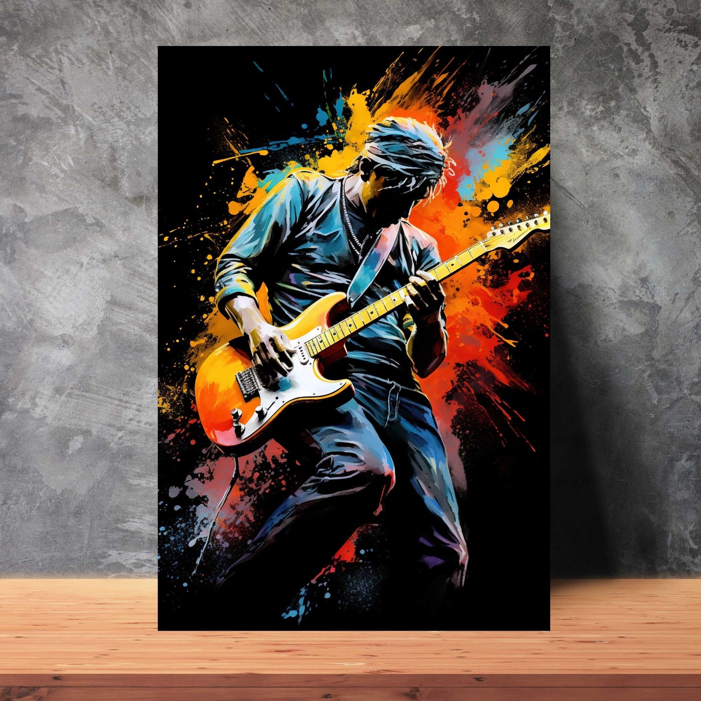 Male Guitarist 1 Poster | S01