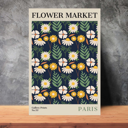 Paris Flower Market Poster | S02