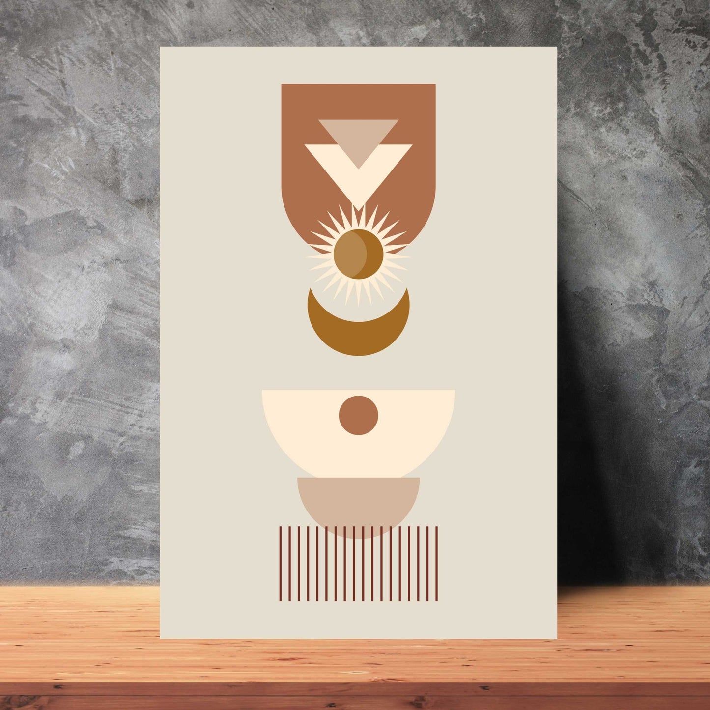 Boho Abstract Poster #08 | S01