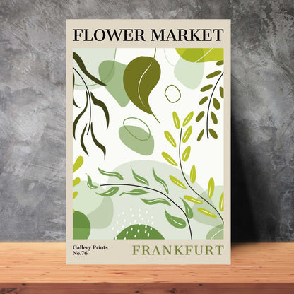 Frankfurt Flower Market Poster | S02