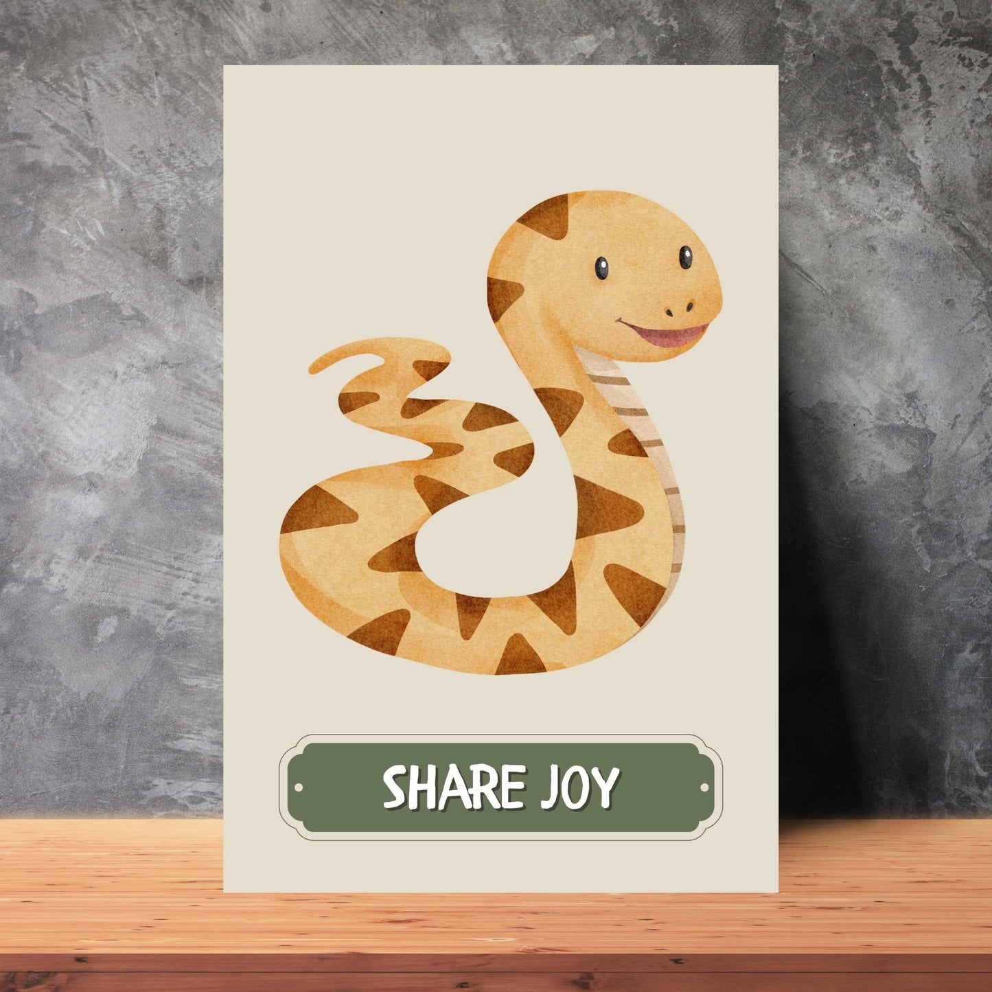 Share Joy Snake Poster | S01