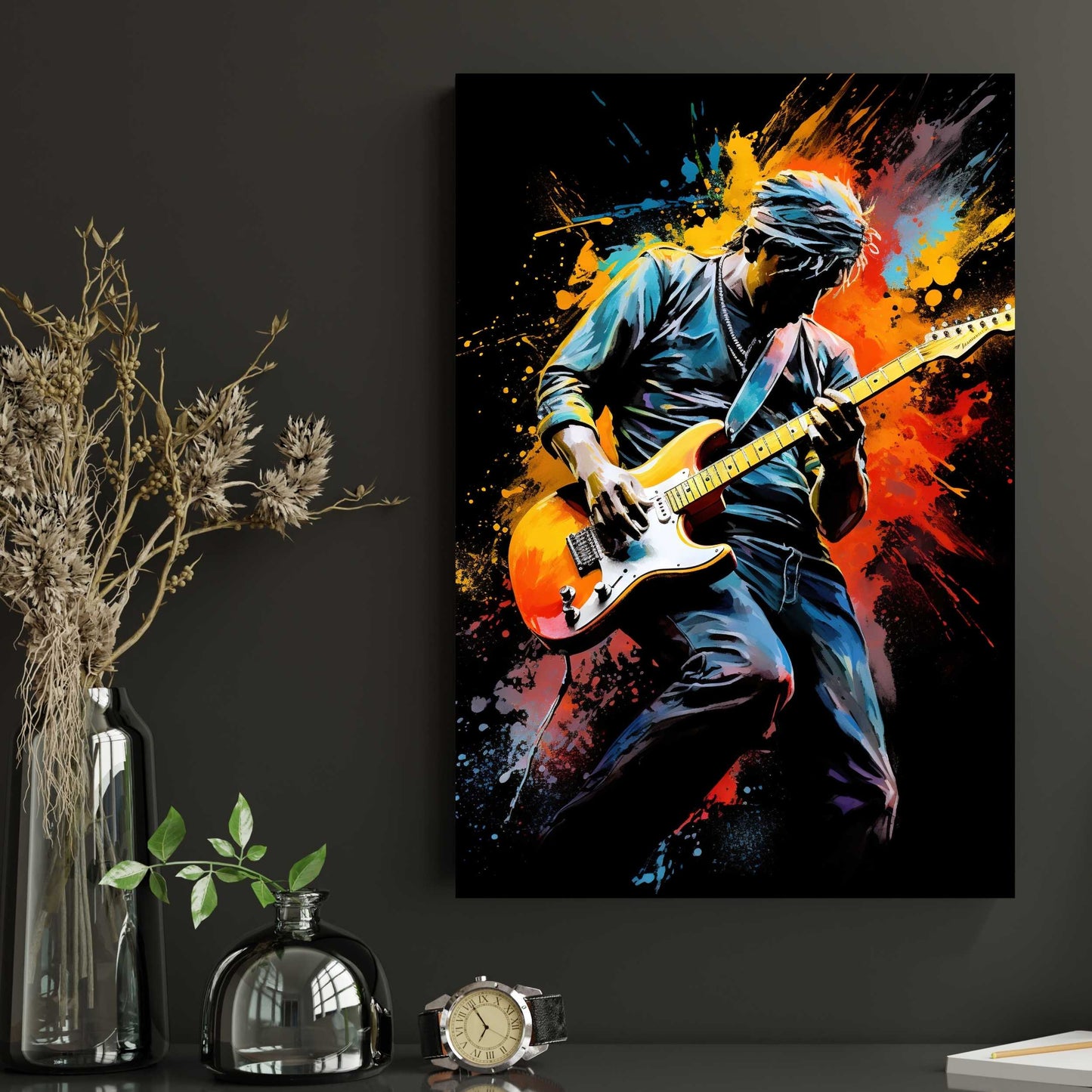 Male Guitarist 1 Poster | S01