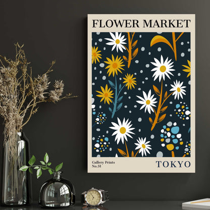 Tokyo Flower Market Poster | S01