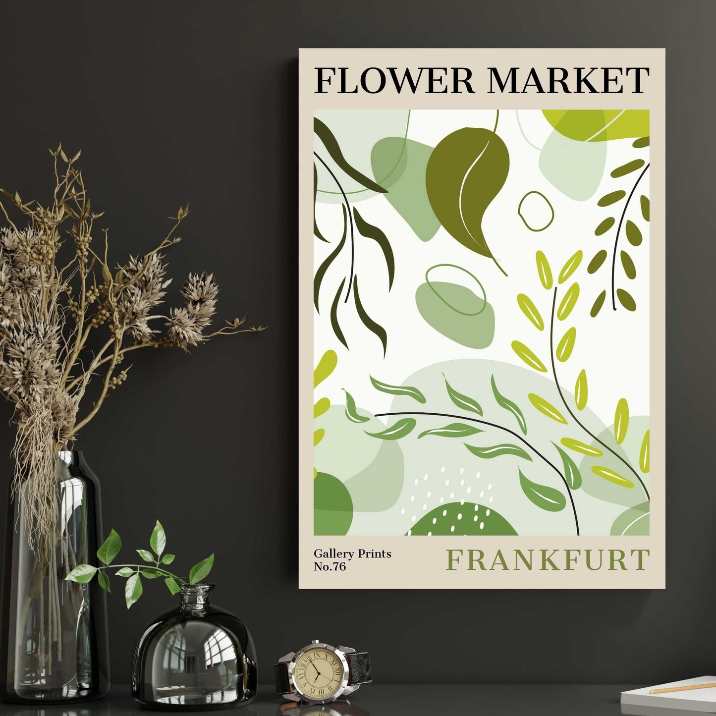 Frankfurt Flower Market Poster | S02