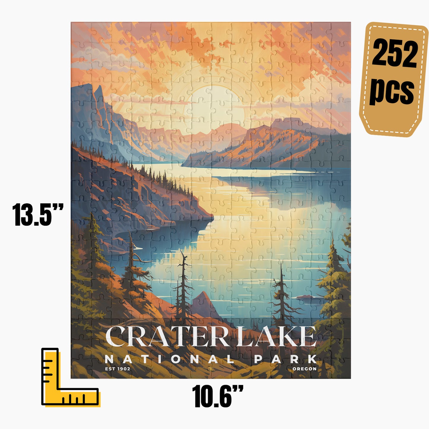 Crater Lake National Park Puzzle | S06