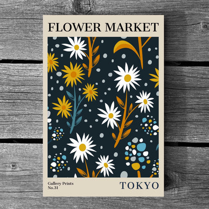 Tokyo Flower Market Poster | S01