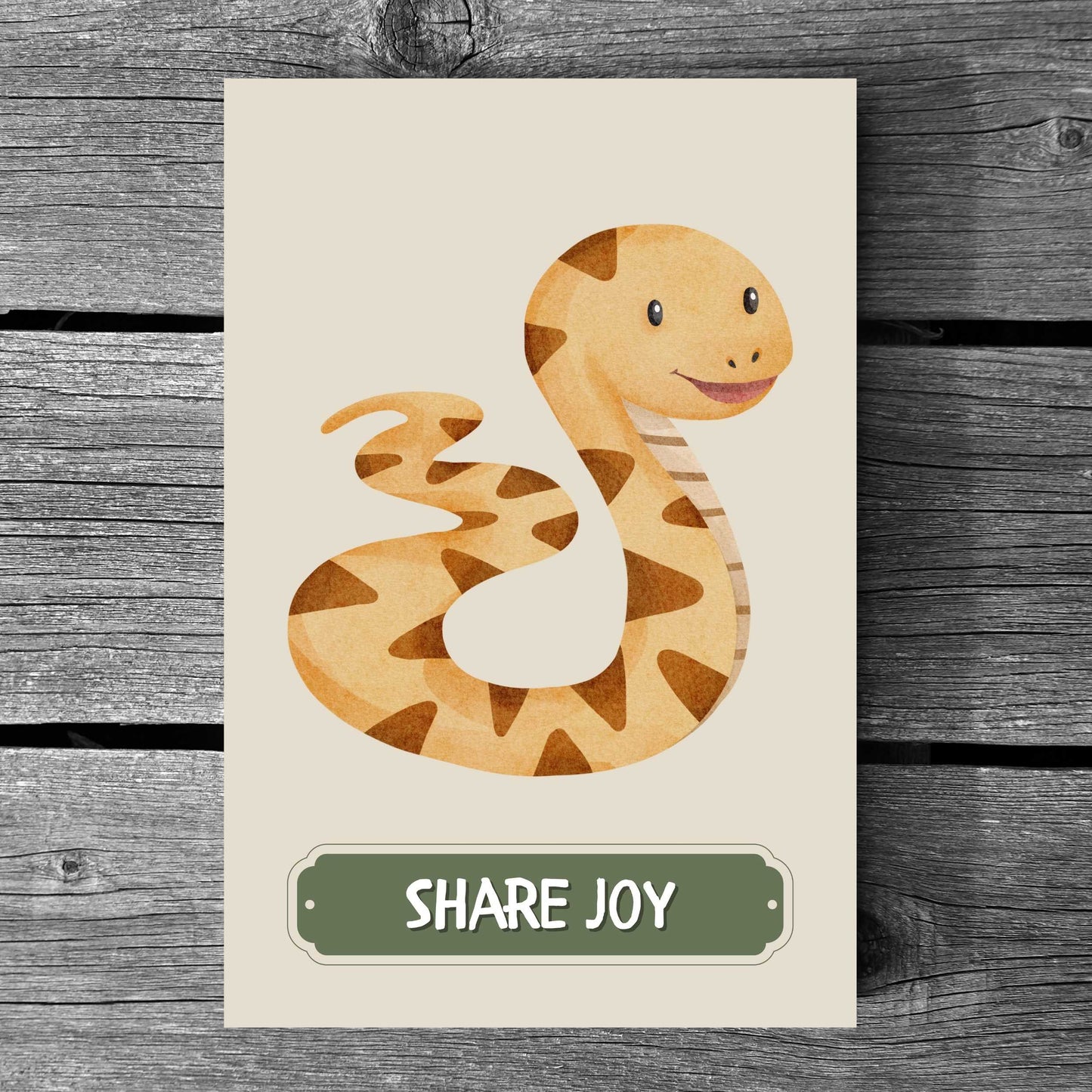 Share Joy Snake Poster | S01