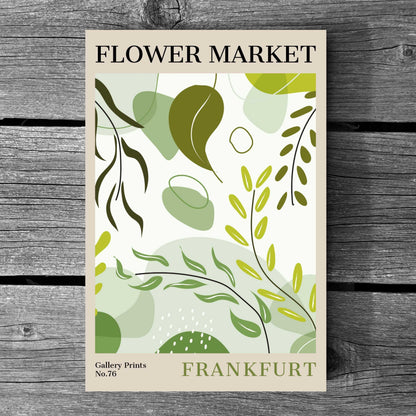 Frankfurt Flower Market Poster | S02