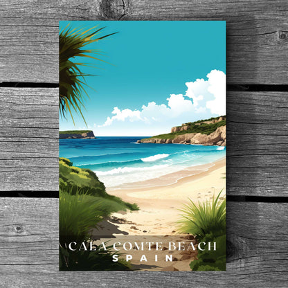 Cala Comte Beach Poster | S01