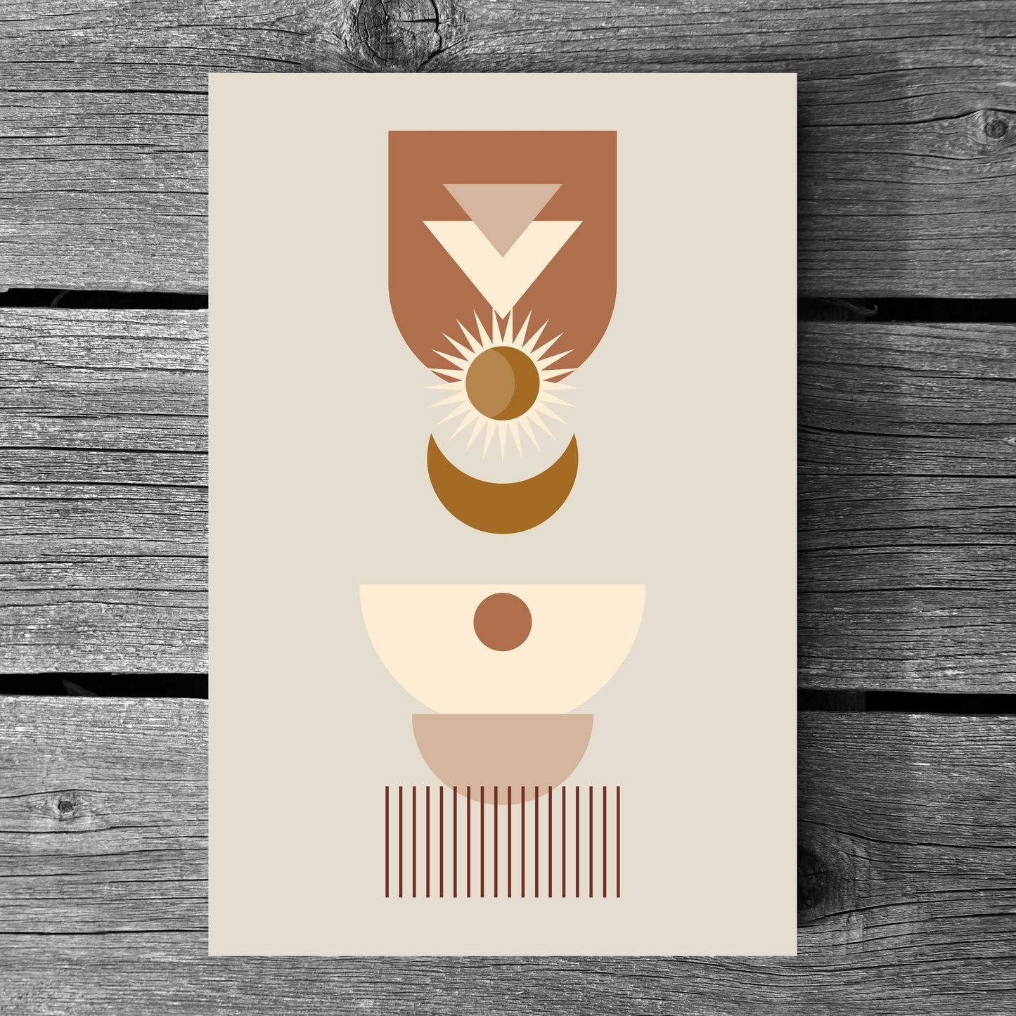 Boho Abstract Poster #08 | S01