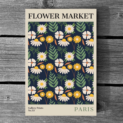 Paris Flower Market Poster | S02