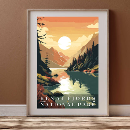 Kenai Fjords National Park Poster | US Travel | S01