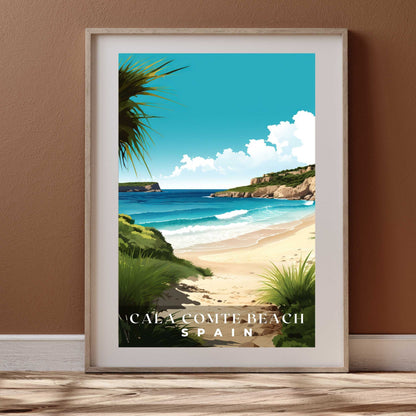 Cala Comte Beach Poster | S01