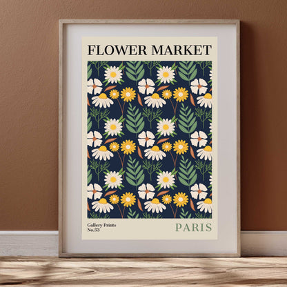 Paris Flower Market Poster | S02