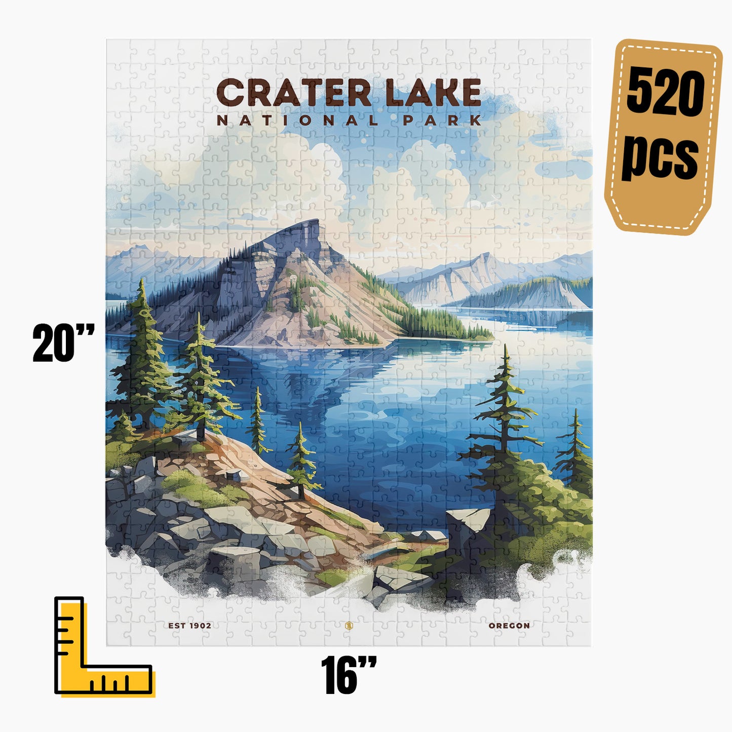 Crater Lake National Park Puzzle | S08