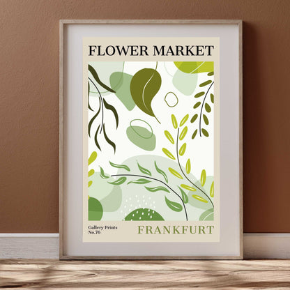 Frankfurt Flower Market Poster | S02