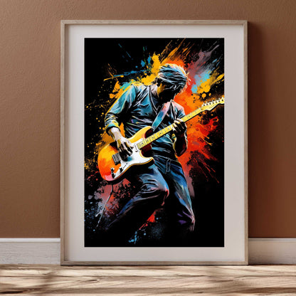 Male Guitarist 1 Poster | S01