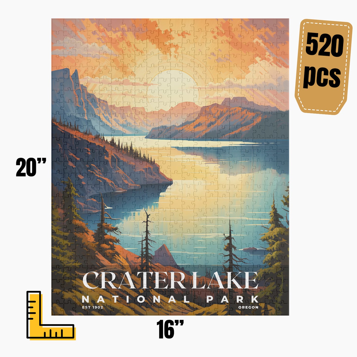 Crater Lake National Park Puzzle | S06