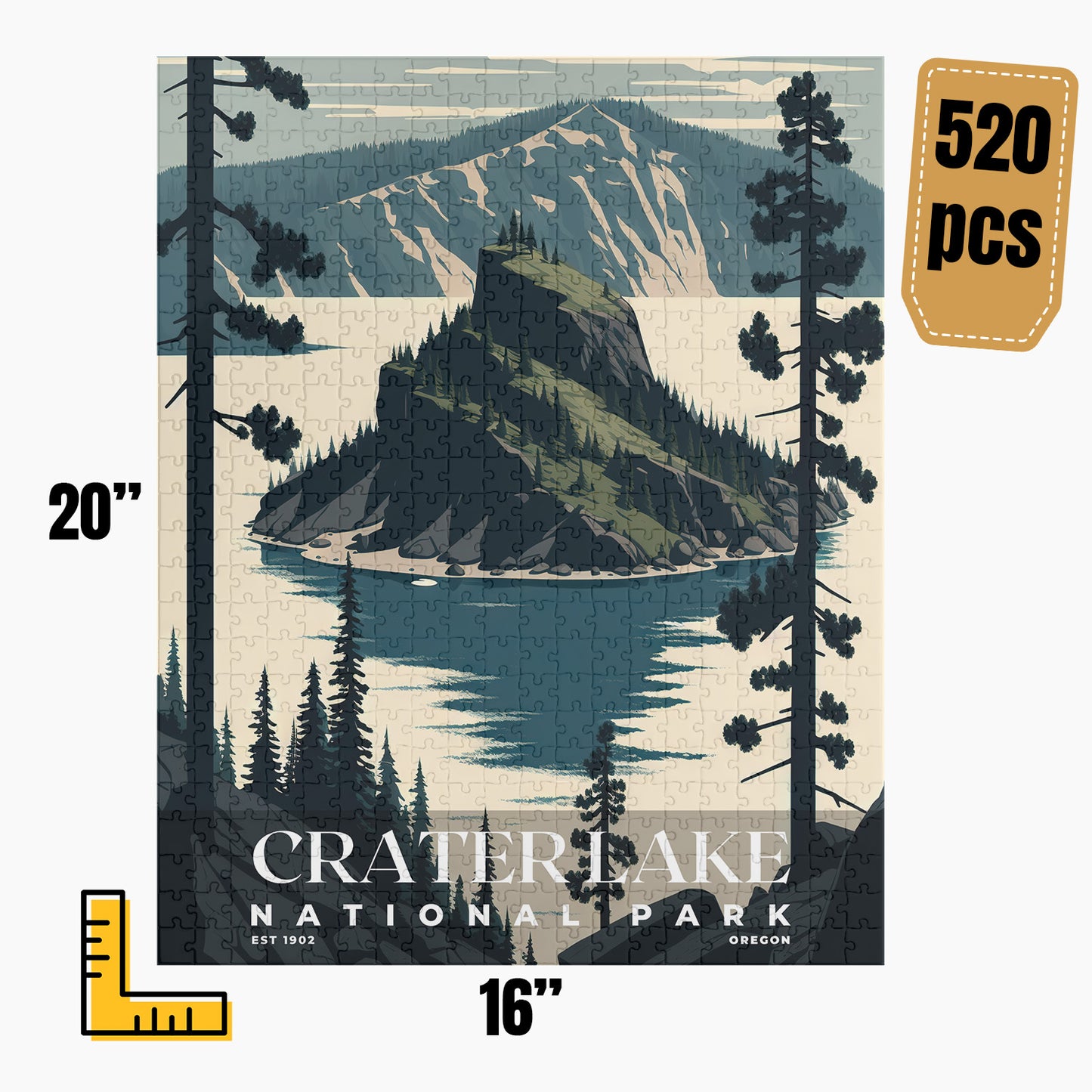 Crater Lake National Park Puzzle | S03