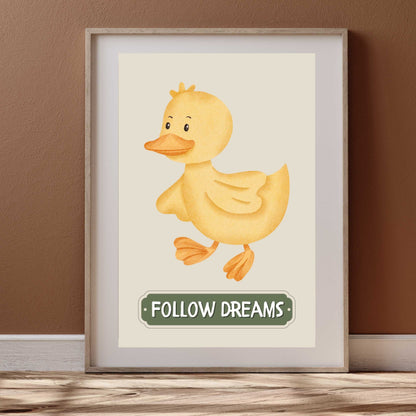 Follow Dreams Duck Poster | S01