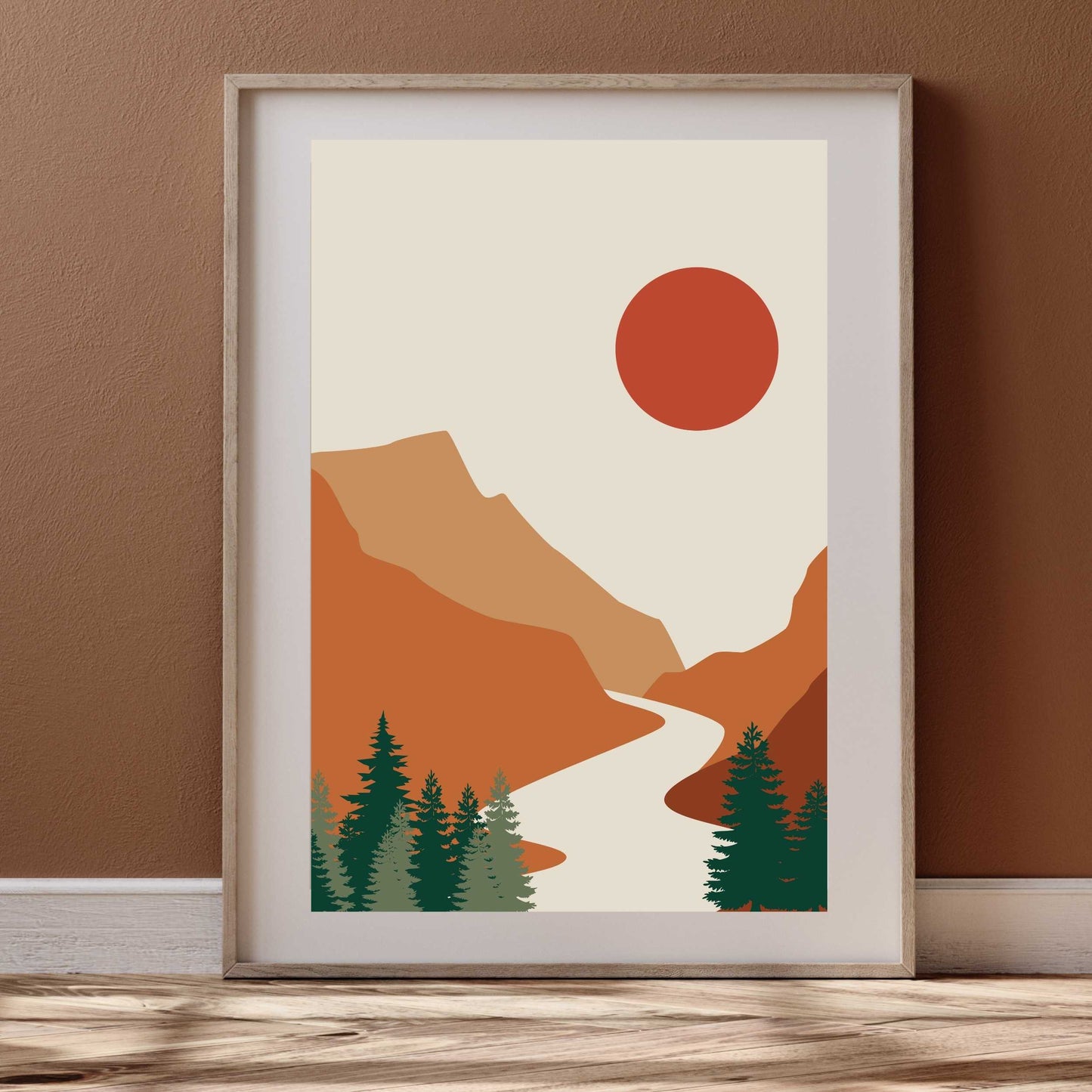 Boho Landscape Poster #01 | S01