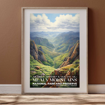Akami-Uapishk-KakKasuak-Mealy Mountains National Park Poster | S02
