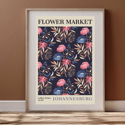 Johannesburg Flower Market Poster | S02