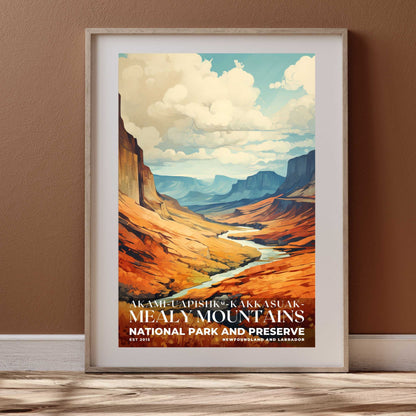 Akami-Uapishk-KakKasuak-Mealy Mountains National Park Poster | S06