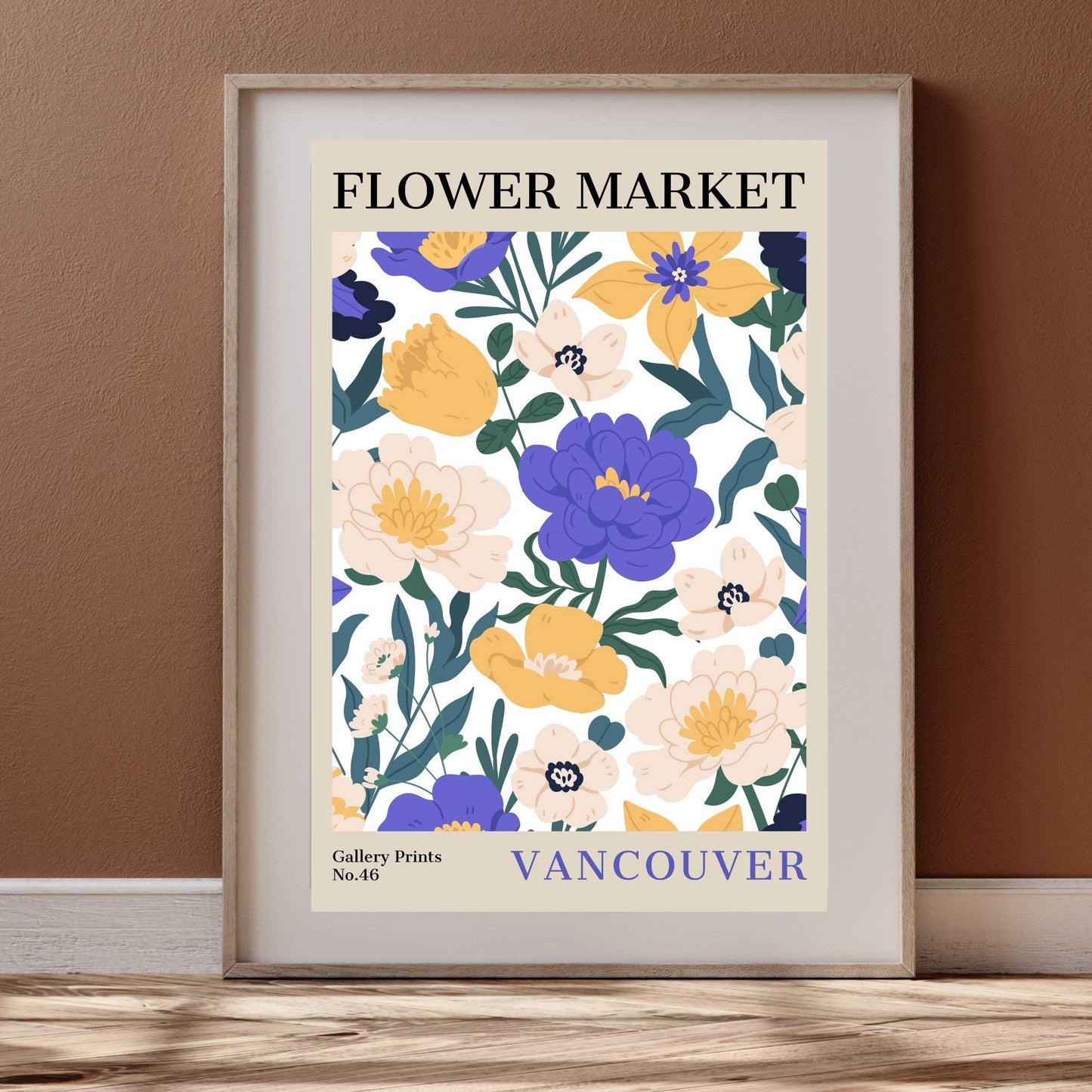 Vancouver Flower Market Poster | S02