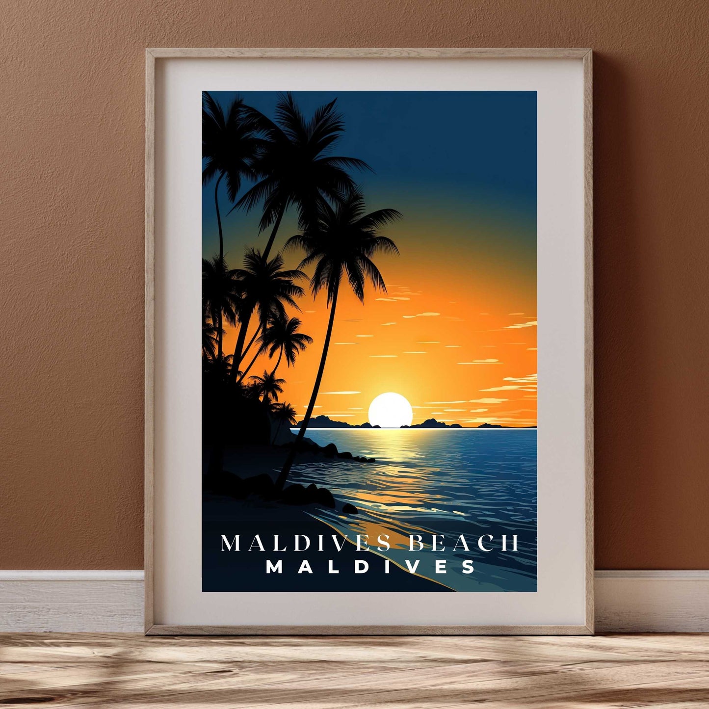 Maldives Beach Poster | S01