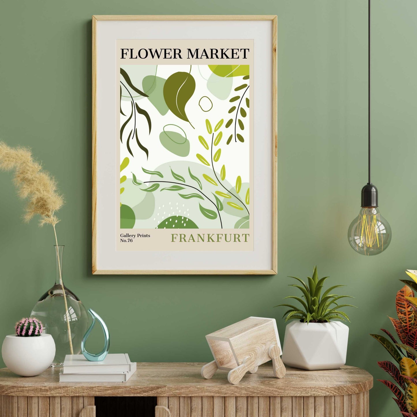 Frankfurt Flower Market Poster | S02