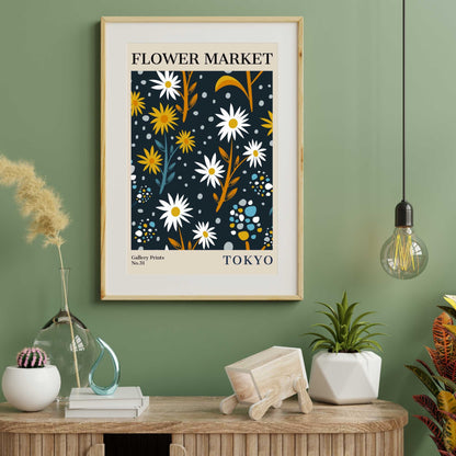 Tokyo Flower Market Poster | S01